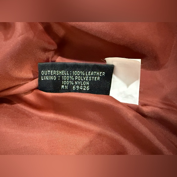 Wilson's Leather red brown leather jacket, size women's small - Picture 15 of 16